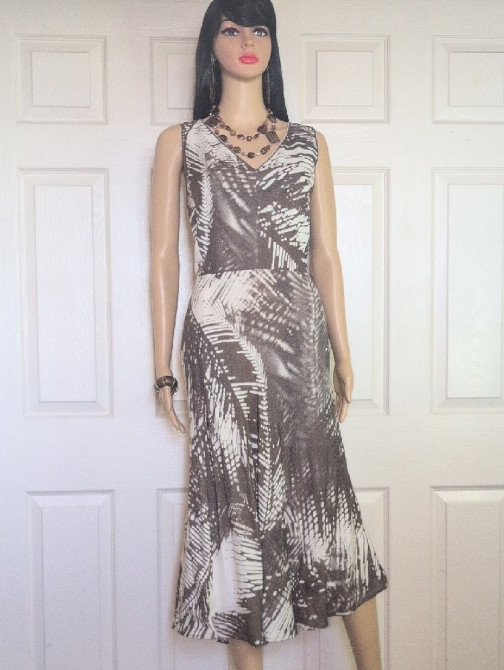 Lafayette 148 New York Print Dress